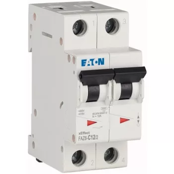   Eaton 177561 FAZ6-C12/2 Kismegszakító 2P 12A C karakterisztika 6 kA -2 modul