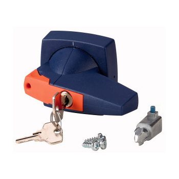   Eaton 1818038 K2SDB/C Forgatókar, D típus, hengerzárral, kék, 6mm