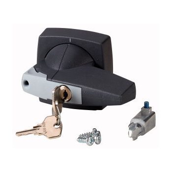   Eaton 1818040 K2SDG/C Forgatókar, D típus, hengerzárral, szürke, 6mm