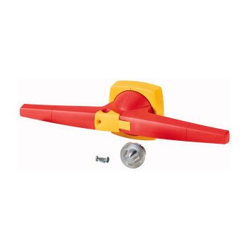   Eaton 1818063 K6DR/P Forgatókar, D típus, lakattal, piros/sárga, 14mm