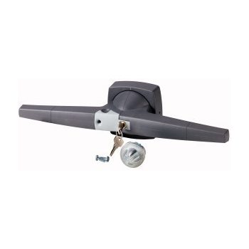   Eaton 1818067 K6DG/C Forgatókar, D típus, hengerzárral, szürke, 14mm