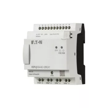   Eaton 197216 EASY-E4-AC-12RCX1 100-240 V AC/DC,VezérlőRelé; 8DI/4RO,Kij.nélk,ETH