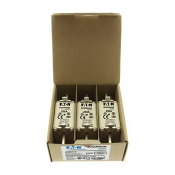   Eaton 200NHG1B NH FUSE 200A 500V GG/GL SIZE 1 NH-betét 200A, DIN 1 méret, 500V AC, gG/gL