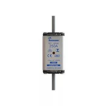   Eaton 200NHG1BI NH FUSE 200A 500V GL/GG SIZE 1 NH-betét 200A, DIN 1 méret, 500V AC, gG, szig.fül