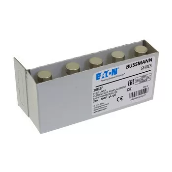   Eaton 20D27 FUSE-D2 20A T GL/GG 500VAC E27 Diazed betét D27, 500V AC (DII, E27-hez)