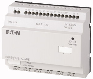 Eaton 212314 EASY618-AC-RE 230VAC; bővítőegység, 12DI/6RO