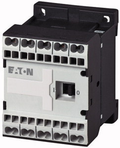 Eaton 230165 DILEM-10-G-C(24VDC) Telj.kontaktor AC-3/400V:4kW, rugófesz.