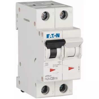   Eaton 239071 FAZ6-C20/1N Kismegszakító 1P+N 20A C karakterisztika 6 kA -2 modul