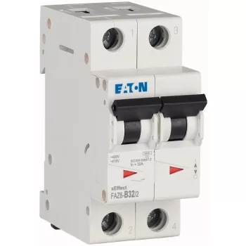   Eaton 239091 FAZ6-B32/2 Kismegszakító 2P 32A B karakterisztika 6 kA -2 modul