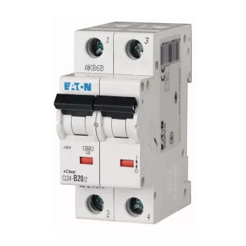   Eaton 247886 CLS4-C6/2 Kismegszakító. 2P, 6A, C karakterisztika, 4,5kA