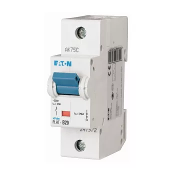  Eaton 247981 PLHT-C20/1 Kismegszakító. 1P, 20A, C karakterisztika, 25kA