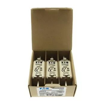   Eaton 250NHG1B NH FUSE 250A 500V GG/GL SIZE 1 NH-betét 250A, DIN 1 méret, 500V AC, gG/gL