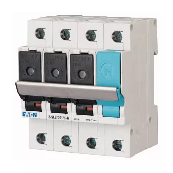   Eaton 263159 Z-SLS/D01/3+N Biztosítós szak.kapcsoló D01, 3p+N (üres) 16A,vill