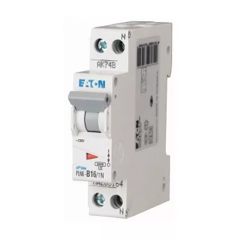 Eaton 263282 PLN6-C16/1N-DE Kismegszakító, 6kA 1p+1N 1TE