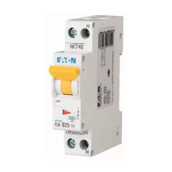 Eaton 263284 PLN6-C25/1N-DE Kismegszakító, 6kA 1p+1N 1TE