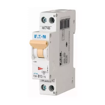 Eaton 263299 PLN4-C13/1N-DE Kismegszakító, 4,5kA 1p+1N 1TE