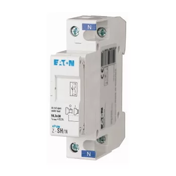   Eaton 263877 Z-SH/1N Biztosítós szak. kapcsoló (üres) 32A, 1p+N, 10x38