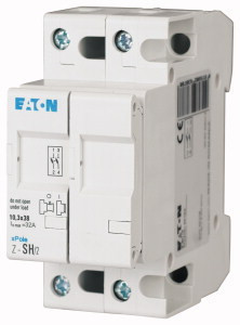 Eaton 263878 Z-SH/2 Biztosítós szak. kapcsoló (üres) 32A, 2p, 10x38