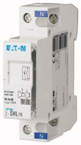 Eaton 263884 Z-SHL/1N Biztosítós szak. kapcs.+L (üres) 32A, 1p+N, 10x38