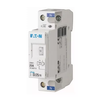   Eaton 263897 Z-SI/25/1N Biztosítós szak. kapcs. (üres) 1+N, 25A(10,3x31,5)
