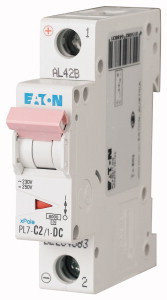 Eaton 264883 PL7-C2/1-DC Kismegszakító. 1P, 2A, C karakterisztika, 10kA