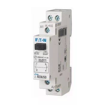   Eaton 265181 Z-R230/SO installációs relé, 1z+1ny, 20A (AC1), 230V AC vez.