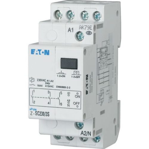 Eaton 265324 Z-SC230/1S1W Impulzuskapcsoló közp. vez.-hez 1z+1v, 16A, 230VAC
