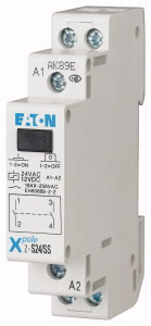 Eaton 265537 Z-S24/SS Impulzuskapcsoló, 2z, 16A, 24VAC/12VDC vezérlés