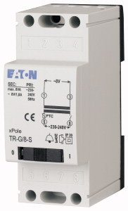 Eaton 272481 TR-G3/8 csengő transzformátor, 230V/4V_8V_12V AC, 8VA