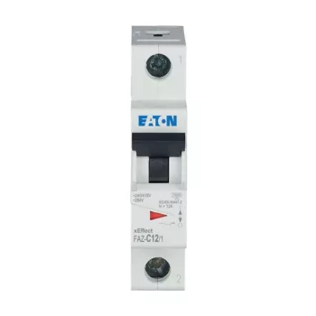 Eaton 278558 FAZ-C12/1 Kismegszakító, 15kA 1-pól.