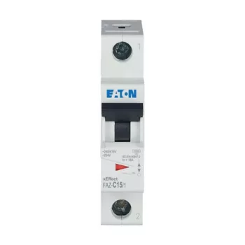 Eaton 278560 FAZ-C15/1 Kismegszakító, 15kA 1-pól.
