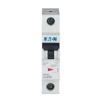 Eaton 278580 FAZ-D10/1 Kismegszakító, 15kA 1-pól.
