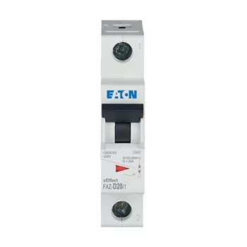 Eaton 278585 FAZ-D20/1 Kismegszakító, 15kA 1-pól.