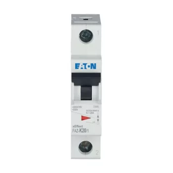 Eaton 278600 FAZ-K20/1 Kismegszakító, 15kA 1-pól.