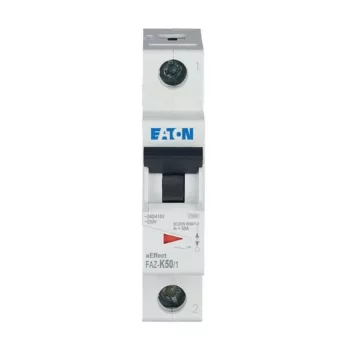 Eaton 278604 FAZ-K50/1 Kismegszakító, 15kA 1-pól.