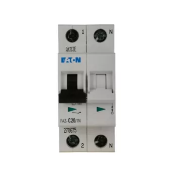 Eaton 278673 FAZ-C15/1N Kismegszakító, 15kA 1-pól.+null