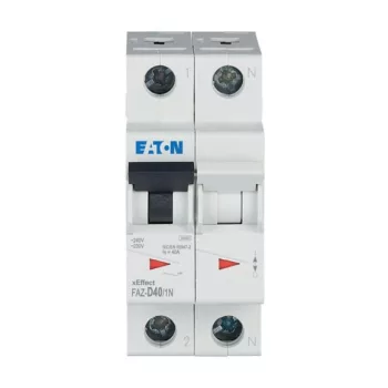 Eaton 278701 FAZ-D40/1N Kismegszakító, 15kA 1-pól.+null