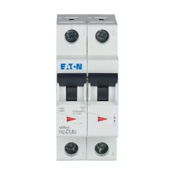Eaton 278747 FAZ-C1,6/2 Kismegszakító, 15kA 2-pól.