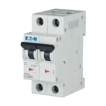 Eaton 278799 FAZ-K20/2 Kismegszakító, 15kA 2-pól.