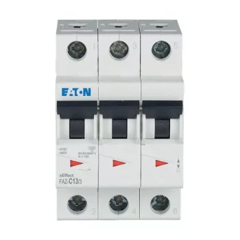 Eaton 278871 FAZ-C13/3 Kismegszakító, 15kA 3-pól.