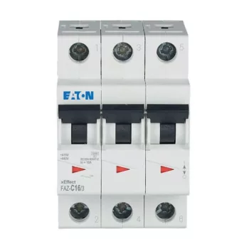 Eaton 278873 FAZ-C16/3 Kismegszakító, 15kA 3-pól.