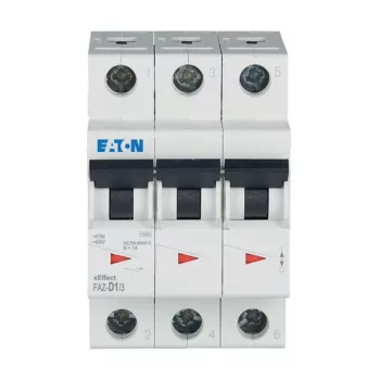 Eaton 278881 FAZ-D1/3 Kismegszakító, 15kA 3-pól.