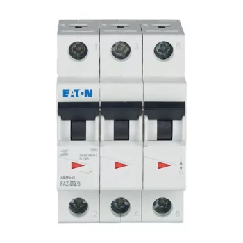 Eaton 278884 FAZ-D2/3 Kismegszakító, 15kA 3-pól.