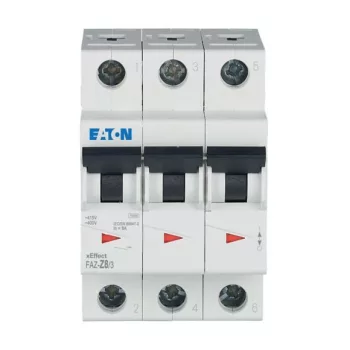 Eaton 278925 FAZ-Z8/3 Kismegszakító, 15kA 3-pól.