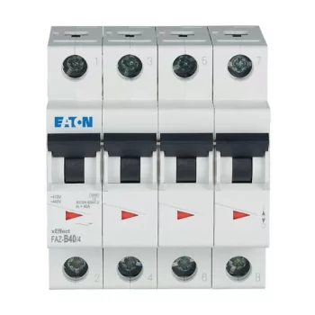 Eaton 279039 FAZ-B40/4 Kismegszakító, 15kA 4-pól.
