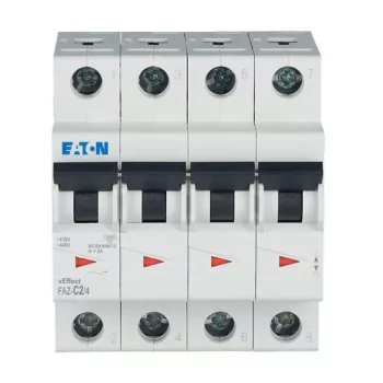 Eaton 279049 FAZ-C2/4 Kismegszakító, 15kA 4-pól.