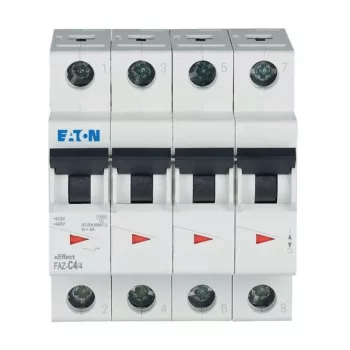 Eaton 279053 FAZ-C4/4 Kismegszakító, 15kA 4-pól.