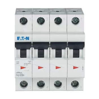 Eaton 279054 FAZ-C5/4 Kismegszakító, 15kA 4-pól.
