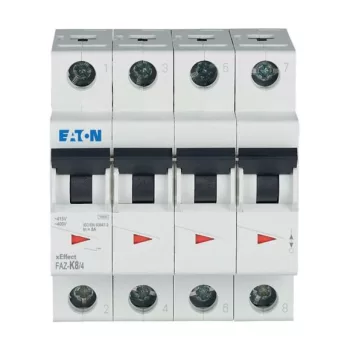 Eaton 279096 FAZ-K8/4 Kismegszakító, 15kA 4-pól.