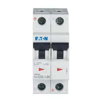 Eaton 279143 FAZ-C32/2-DC Kismegszakító, 10kA 2-pól. DC